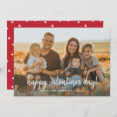 Carte de Saint-Valentin | Écriture élégante et sty (Devant / Derrière)