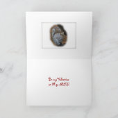 Carte de Saint-Valentin écureuil (Intérieur)