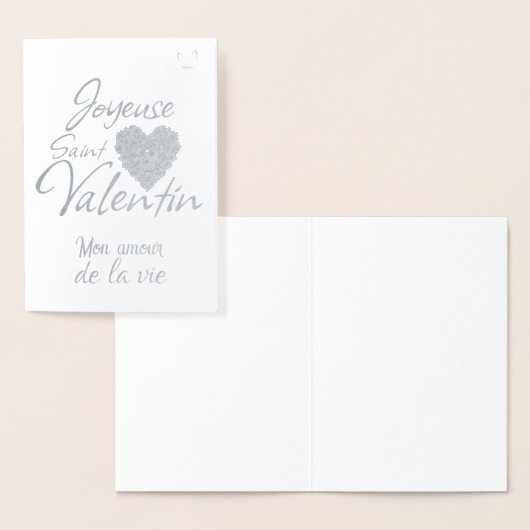Carte de Saint-Valentin en aluminium (Affichage)