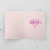 Carte de Saint-Valentin Fête Chaton Mignon avec Am (Intérieur)