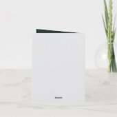 Carte de Saint-Valentin gothique cool avec message (Dos)