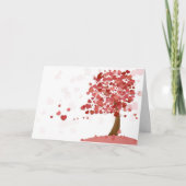 Carte de Saint Valentin Heart Tree (Devant)