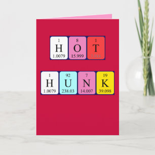 Carte de Saint-Valentin Hot Hunk