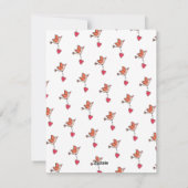 Carte de Saint-Valentin illustrée avec un arbre du (Dos)