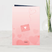 Carte de Saint-Valentin Joyeuse | Carte de vœux Lo (Dos)