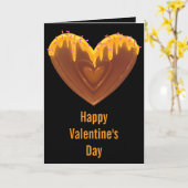 Carte de Saint-Valentin Joyeuse Carte Douce et Mig (Fleur jaune)