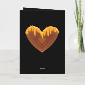 Carte de Saint-Valentin Joyeuse Carte Mignonne Dou (Dos)