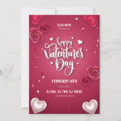 Carte de Saint-Valentin Joyeuse Fête de Saint-Vale (Devant)