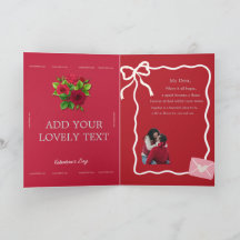 Carte de Saint-Valentin joyeuse - Romantique Douce