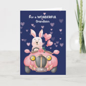 Carte de Saint-Valentin lapin lapin mignon (Devant)