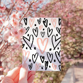 Carte de Saint-Valentin Lapin Mignon Love You Fore