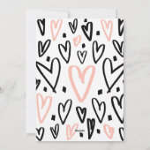 Carte de Saint-Valentin Lapin Mignon Love You Fore (Dos)