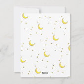 Carte de Saint-Valentin Lucioles Nuit Cute (Dos)