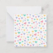 Carte de Saint-Valentin Magical Unicorn Kids (Dos)