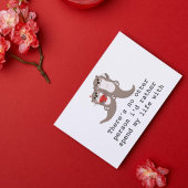 Carte de Saint Valentin mignonne pour mari/femme/c