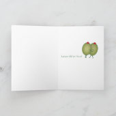 Carte de Saint Valentin Olive et Martini (Intérieur)