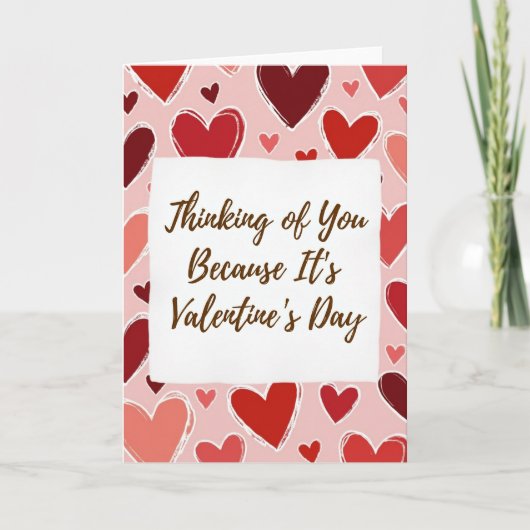 Carte de Saint-Valentin Pensée pour Toi (Devant)