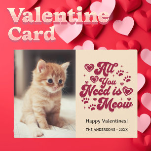 Carte de Saint-Valentin personnalisable avec photo
