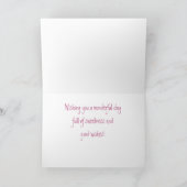 Carte de Saint-Valentin personnalisable Six Cœurs (Intérieur)
