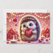 Carte de Saint-Valentin personnalisée adorable (Devant)