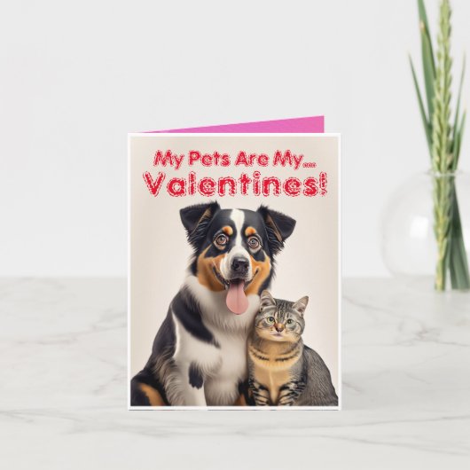 Carte de Saint-Valentin personnalisée avec photo d (Devant)