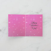 Carte de Saint-Valentin personnalisée avec photo d (Intérieur)