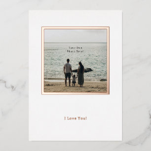 Carte de Saint-Valentin personnalisée avec photo e