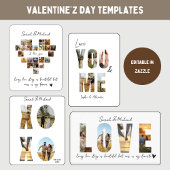 Carte de Saint-Valentin personnalisée avec photo e