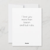 Carte de Saint-Valentin personnalisée pour chien (Dos)