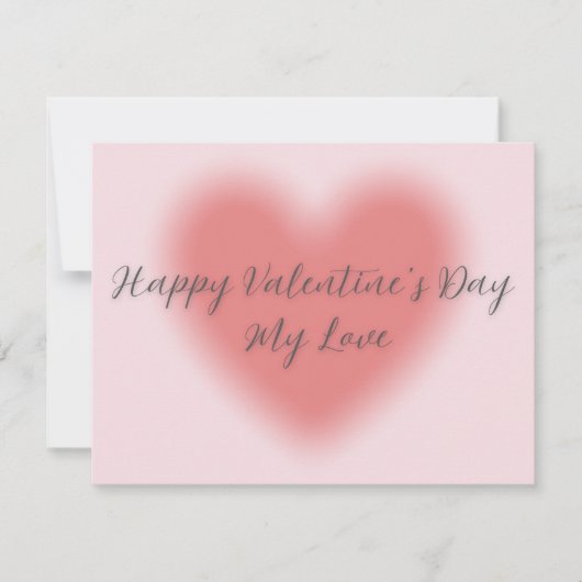 Carte de Saint-Valentin plate (Devant)