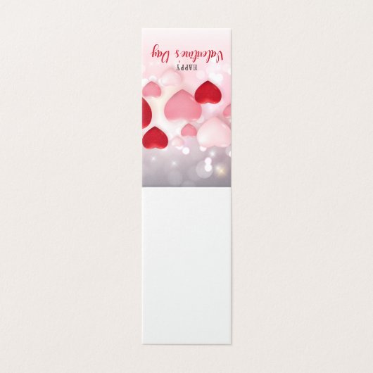 Carte de Saint-Valentin pliée (Outside Unfolded)