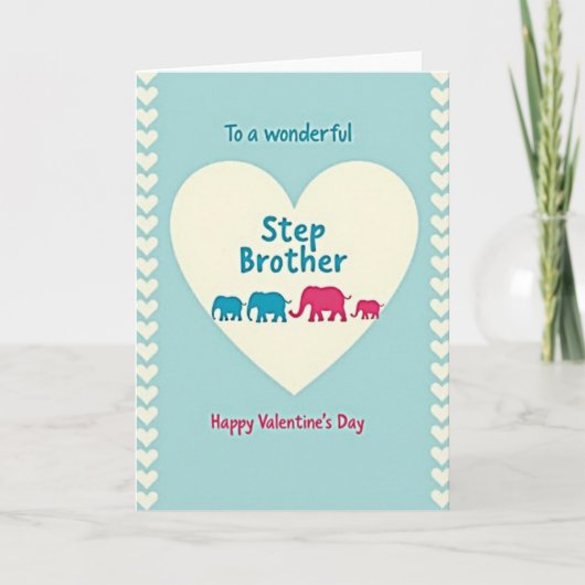 Carte de Saint-Valentin pour beau-frère (Devant)