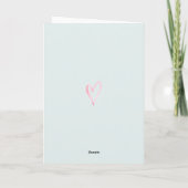 Carte de Saint-Valentin pour chien teckel aquarell (Dos)