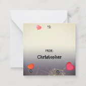 Carte de Saint-Valentin pour enfants Monster maman (Dos)