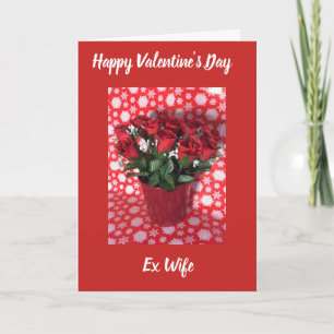 Carte de Saint-Valentin pour ex-femme