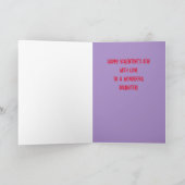 Carte de Saint-Valentin pour fille joyeuse (Intérieur)