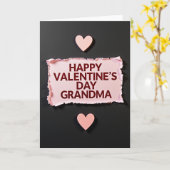 Carte de Saint-Valentin pour grand-mère (Fleur jaune)