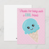 Carte de Saint-Valentin pour la classe de glace (Devant / Derrière)