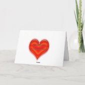 Carte de Saint-Valentin pour le cousin et sa (Dos)