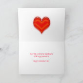 Carte de Saint-Valentin pour le frère et la (Intérieur)