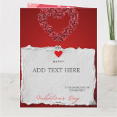Carte de Saint-Valentin pour les amoureux (Dos)