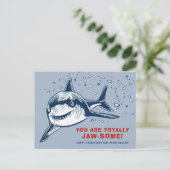 Carte de Saint Valentin pour les enfants de requin (Debout devant)