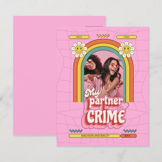 Carte de Saint-Valentin pour meilleure amie compli (Devant / Derrière)