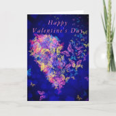 Carte de Saint-Valentin pour papillon cardiaque (Devant)