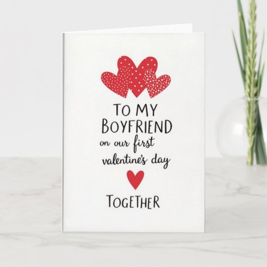 Carte de Saint-Valentin pour petit ami (Devant)