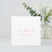 Carte de Saint-Valentin pour une relation à distan (Debout devant)