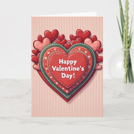 Carte de Saint-Valentin romantique (Devant)