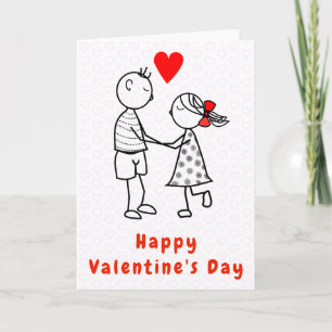 Carte de Saint-Valentin romantique Couple Love