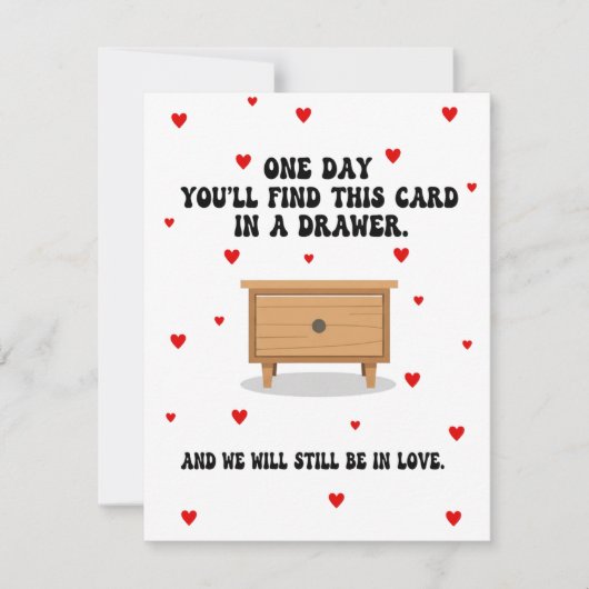 Carte de Saint-Valentin romantique pour lui ou ell (Devant)