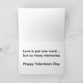 Carte de Saint-Valentin Rose Daisy (grande impress (Intérieur)